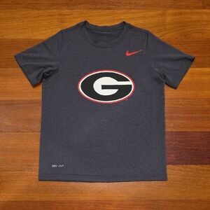 Nike Georgia Bulldogs Boy's Dri-fit T-shirt Size S.
